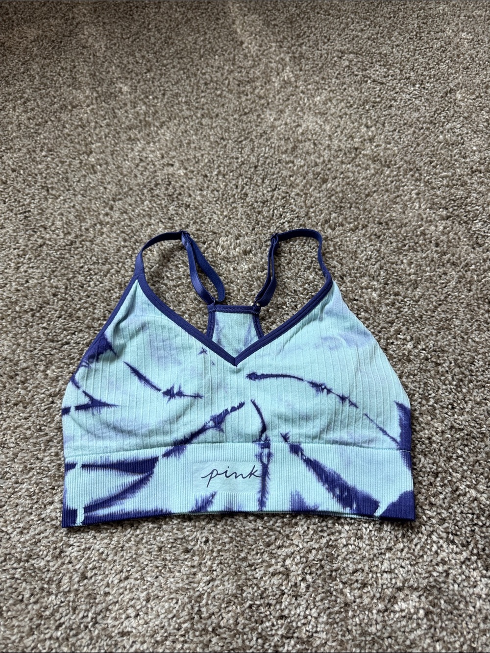 PINK Victoria's Secret Tie-Dye Sports Bra